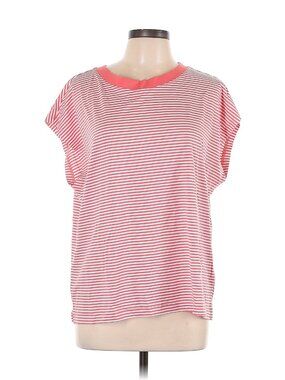 Ann Taylor Loft Women's boat neck striped top, Size L